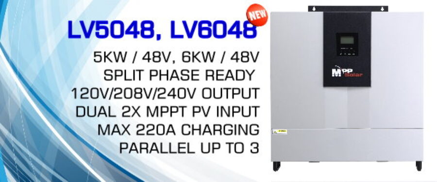 MPP LV6048 Solar All-In-One 120/240V Dual Internal Inverter